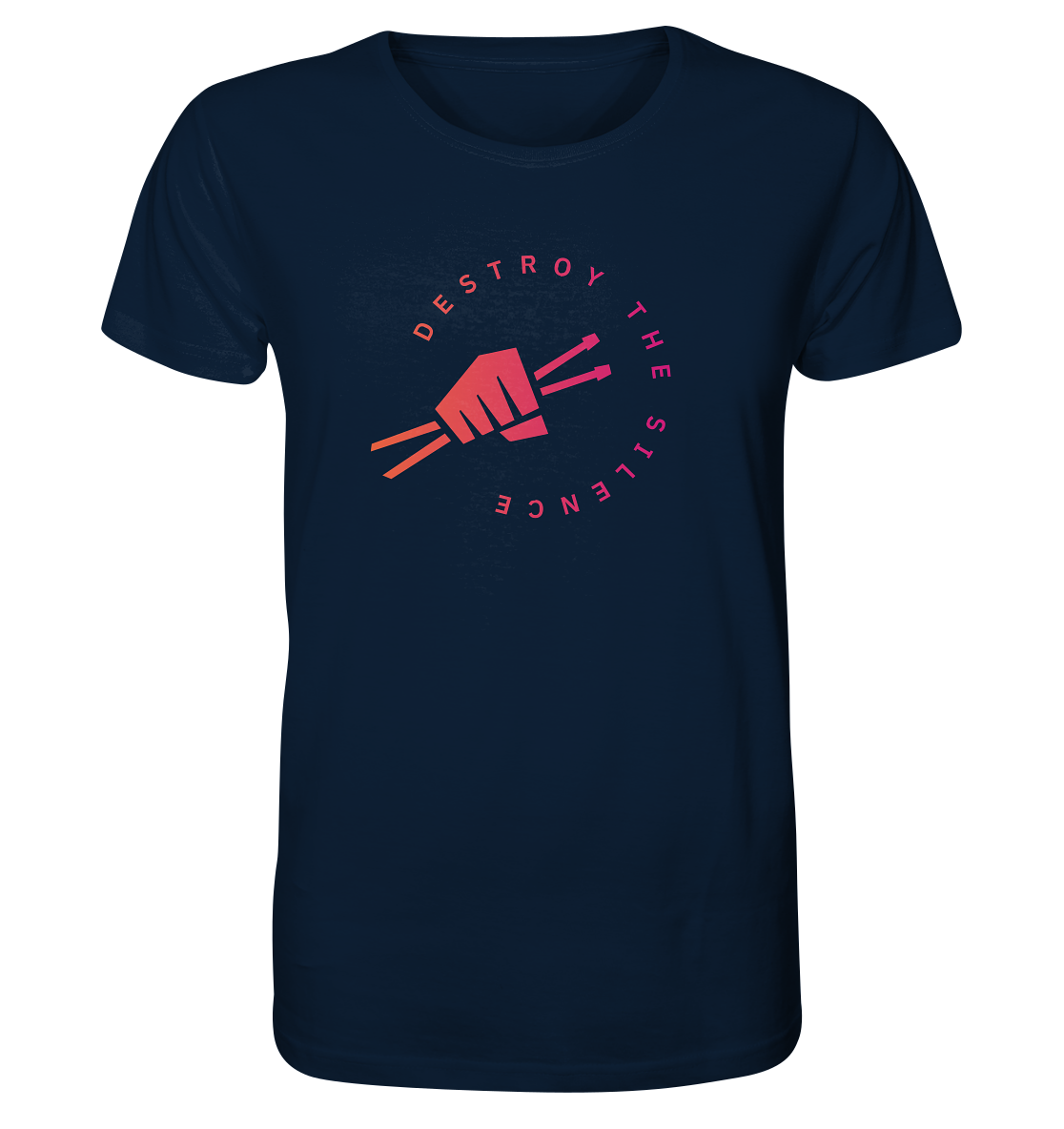 Organic Shirt "Destroy The Silence"