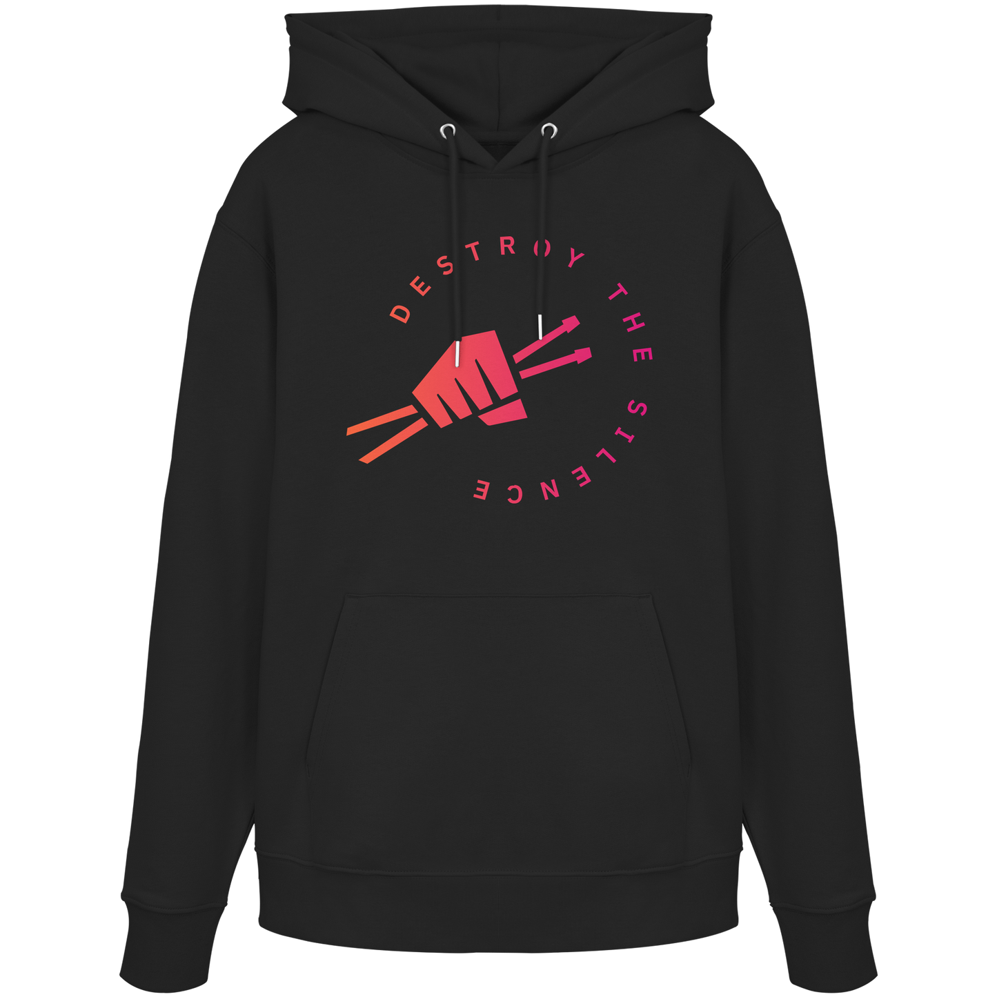 Organic Hoodie "Destroy The Silence"