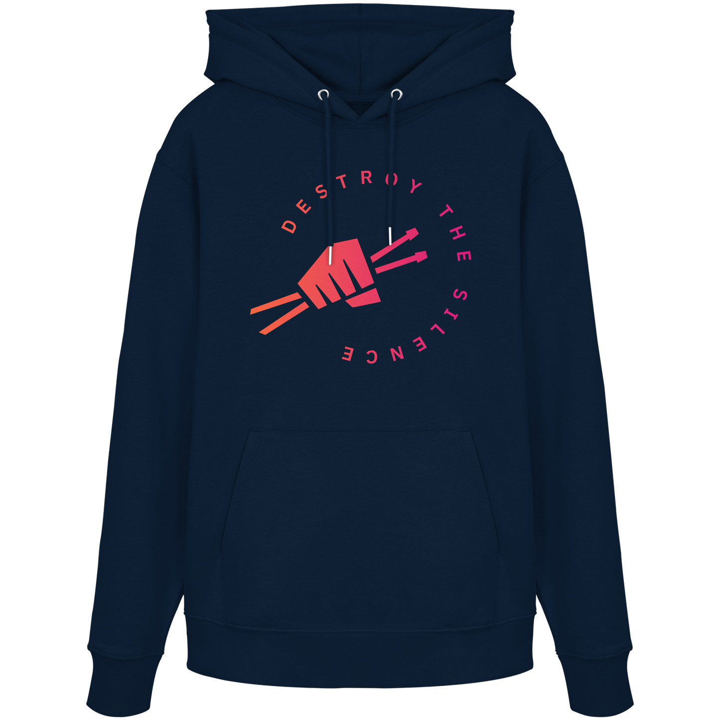 Organic Hoodie "Destroy The Silence"