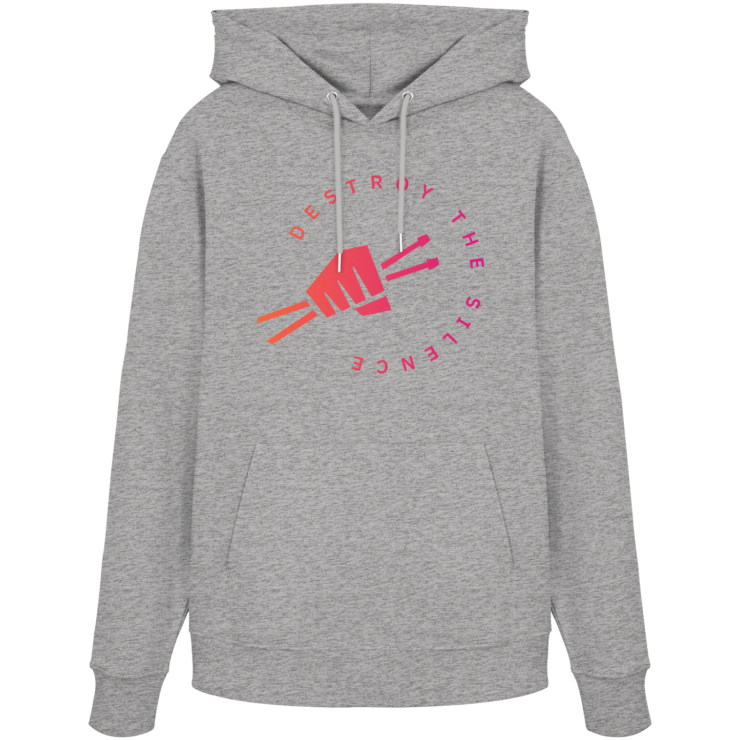 Organic Hoodie "Destroy The Silence"